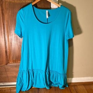 Peplum tunic top
